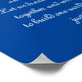 リード米国 – 世界平和祈りの言葉 ポスター (角)