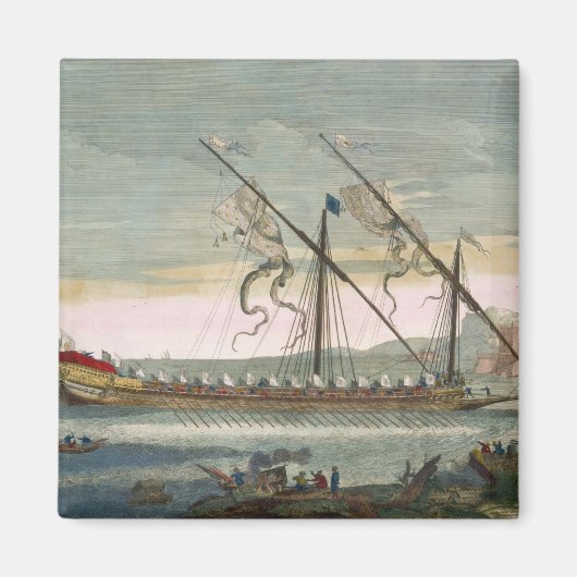 リード・ギャレーはオールで進み、'Le Naptuneから マグネット (正面)