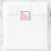 リード – ドッグ辞書 スクエアシール (バッグ)