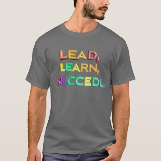 リード、学成功 Tシャツ (正面)