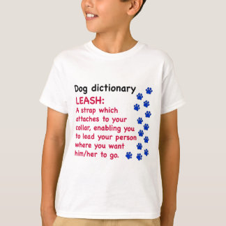 リード - 犬の辞書 Tシャツ