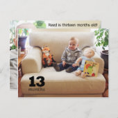 リード – 13ヶ月 ポストカード (正面/裏面)