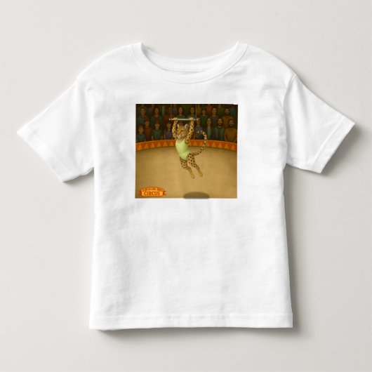 リーナ ヒョウ トラピスト トドラーTシャツ (正面)