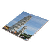 リーニングタワーとラフォンタナデイプッティ像 タイル (側面)