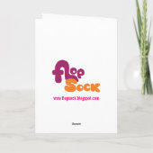 リーニングタワー誕生日カード カード (裏面)