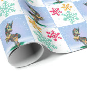 リーネイグスカラフルノーフレークホリデーラッピング紙 ラッピングペーパー (ロールコーナー)