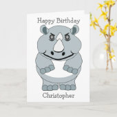 リーノデザイン誕生日 カード (黄色い花)