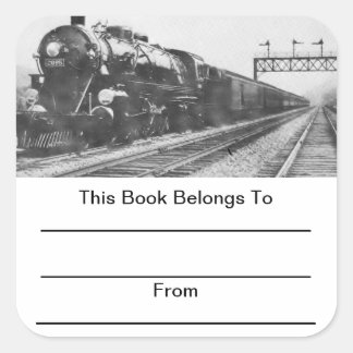 リーハイバレートレイン蔵書票 スクエアシール