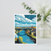 リーハイバレーペンシルバニアUSAヴィンテージ旅行 ポストカード (スタンド正面)