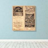 リーハイバレー鉄道 キャンバスプリント (インサイチュ (ウッドフロア))