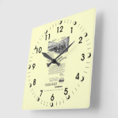 リーハイバレー鉄道 – サービスの2世紀 スクエア壁時計 (傾斜)