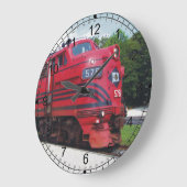 リーハイバレー鉄道F-7A #578 @ Cape May N.J. ラージ壁時計 (傾斜)