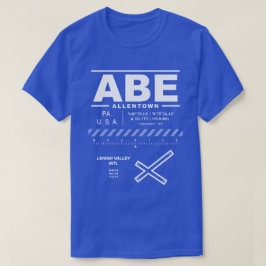 リーハイ国際的バレー空港ABE Tシャツ