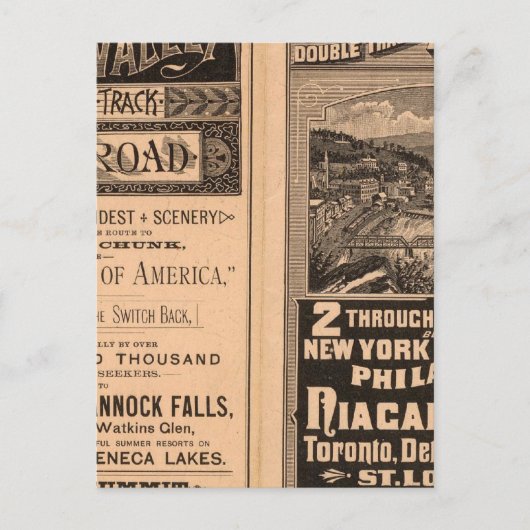 リーハイ・バレー鉄道 ポストカード (正面)