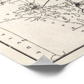 リーハイ・バレー・トランジット社の1913年の地図 ポスター (角)