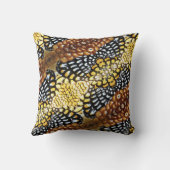 リーバのキジの羽毛枕（タイル） クッション (裏面)