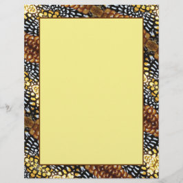 リーバのキジの羽8.5 x 11固定