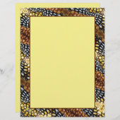 リーバのキジの羽8.5 x 11固定 (正面/裏面)