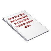 「リーバー・シェフ、ビッテ・ヴェルデ・エルワッセン…」 ノートブック (右側)