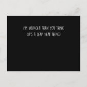 リーパおもしろいー閏年ベビーステートメントIm Young T ポストカード (正面)