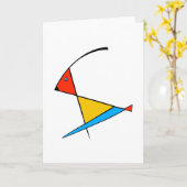 リーパフロッグハレ空白のグリーティングカード カード (黄色い花)