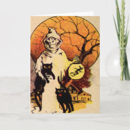 リーパーブラックキャット(ヴィンテージハロウィンカード) カード