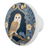 リービウィリアムモリススタイル右向きバーンドウル セラミックノブ (右)