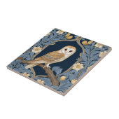 リービウィリアムモリススタイル右向きバーンドウル タイル (側面)