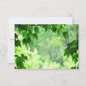 リービウェディングRSVP 出欠カード (裏面)