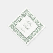 リービカスタマイズ結婚可能なナプキン スタンダードカクテルナプキン (角)