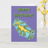 リービシードラゴンの漫画の誕生日カード。 カード (黄色い花)