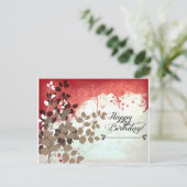 リービブリックレッドハッピーバースデー ポストカード (スタンド正面)