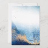 リービブルーフレーム宗教招待状2 招待状 (裏面)