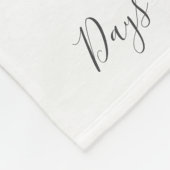 リービボタニカルリース月次ベビーマイルストーン フリースブランケット (角)