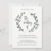 リービーウォーター色リース | 結婚s 招待状 (正面)