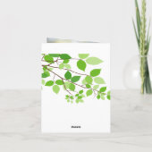 リービーブランチサンスポッツ写真サンキューカード サンキューカード (裏面)