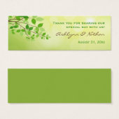 リービーブランチ結婚式の引き出物ラベル (正面&裏面)