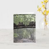 リービーブリッジ同情カード カード (黄色い花)