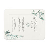 リービ男女兼用ベビーシャワー招待状 マグネット (横)