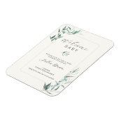 リービ男女兼用ベビーシャワー招待状 マグネット (左側)