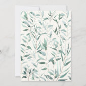 リービ男女兼用ベビーシャワー招待状 招待状 (裏面)