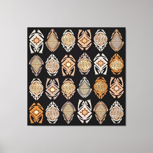 リーピンカエル キャンバスプリント (正面)