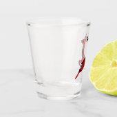 リーピングタータンチェックトナカイ ショットグラス (左)