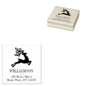 リーピングトインデナースクエア差出人住所 ラバースタンプ (押印)