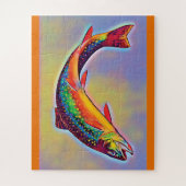 リーピングブルックトラウト葉書ジグソーパズル ジグソーパズル (縦)