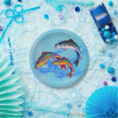 リーピングブルックトラウ   トペーパープレート ペーパープレート (パーティー)