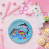 リーピングブルックトラウ   トペーパープレート ペーパープレート (パーティー)