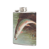 リーピング・ブルック・トラウト著サミュエル・キルボーン（1874年） フラスク (左)