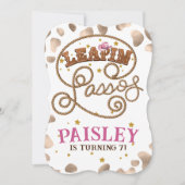 リーピンラソス誕生日招待状 招待状 (正面)