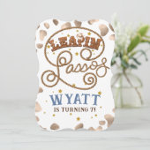 リーピン・ラッソーズカウボーイロデオウェスタン誕生日パーティー 招待状 (スタンド正面)